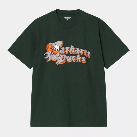 Koszulka CARHARTT WIP Flaming Ducks / Conifer @I034669-CIXX
