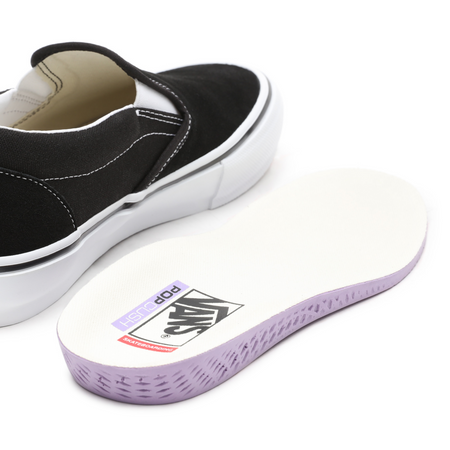 Buty VANS'SP24 U Skate_Slip_On /Black/White @VN0A5FCAY281
