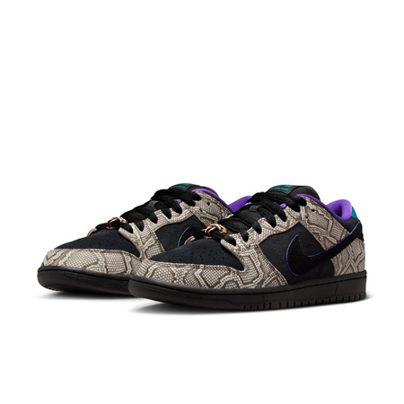 Buty NIKE SB Dunk Low Pro ''Dashawn Jordan'' / String /Black Bright Spruce Fierce Purple @IB6208-200