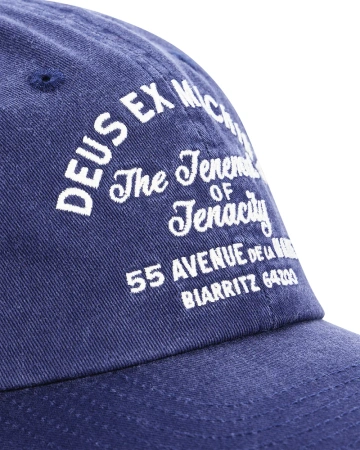 Czapka DEUS EX MACHINA Biarritz Sign /Mechanic Blue @D263MHA173-MEC