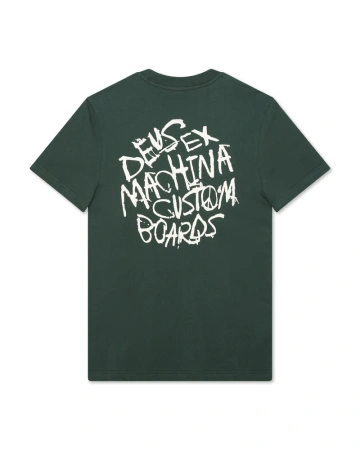 Koszulka DEUS EX MACHINA Scrambler /Hunter Green @DMF251238A-HNG